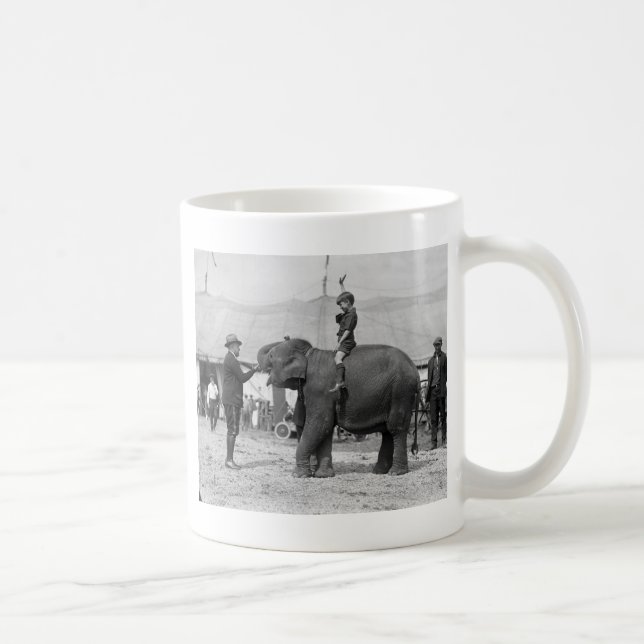 Caneca De Café Teddy Roosevelt no circo: 1924 (Direita)