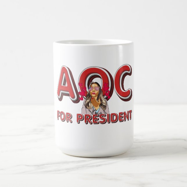 Caneca De Café TEE AOC para Presidente (Centro)