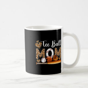 Caneca De Café Tee Ball Cute Mãe Leopardo Costume Baseball Mãe