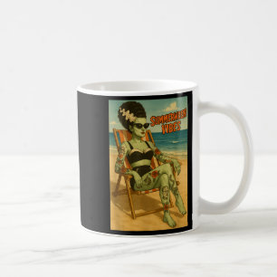 Caneca De Café Tee do Estilo Gótico da Praia do Summerbetween Vib