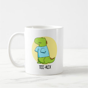 Caneca De Café Tee Rex Camiseta engraçada TRex Dinossaur Pun