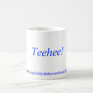 Caneca De Café Teehee! , http://kellysthelyingthebitchthewardro..
