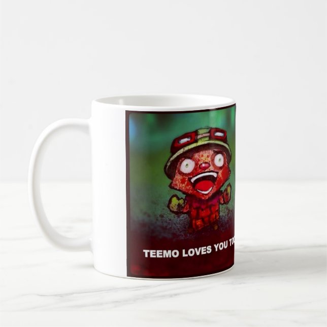Caneca De Café teemo love u (Esquerda)