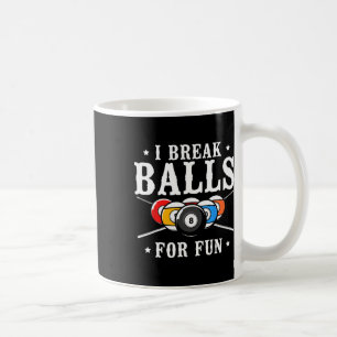 Caneca De Café Tela do Jogador de Piscina Billiards, Vintage I Br