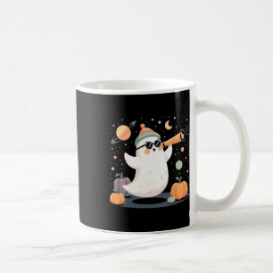 Caneca De Café Telescópio Fantasma Espacial Kawaii Spooky Bomba d