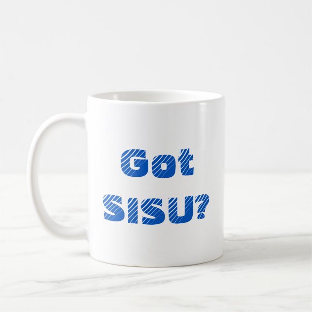Caneca De Café Tem a SISU? Mug De Café; Mug De Café Finlandês (Esquerda)