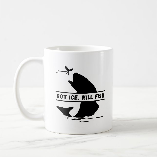 Caneca De Café Tem Gelado Peixe | Pesca Do Gelo (Esquerda)