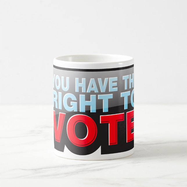 Caneca De Café Tem O Direito De Votar (Criador carregado)