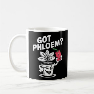 Caneca De Café Tem o Phloem? Engraçado de Sumo de Plantas