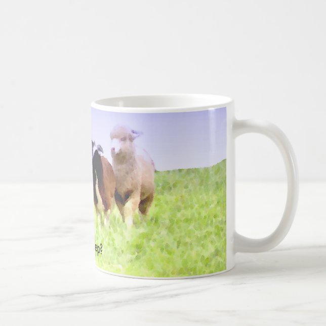 Caneca De Café Tem ovelhas? Mug de Border Collie (Direita)