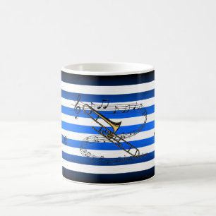 Caneca De Café Tem Trombone ~ Vai Viagem ~ Estirpes Musicais ~
