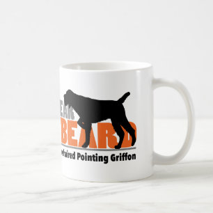 Caneca De Café Tema a barba - apontar Griffon Wirehaired
