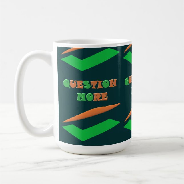 Caneca De Café Tema das cores escuras modernas do design (Esquerda)
