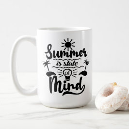 Caneca De Café Tema de Férias de Verão