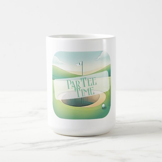 Caneca De Café Tema de Golfe Par-Tee Mug (Centro)