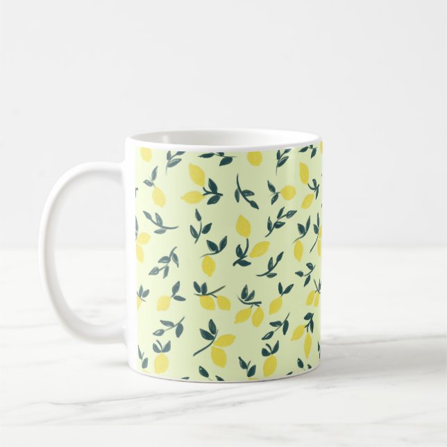 Caneca De Café Tema do limão (Esquerda)