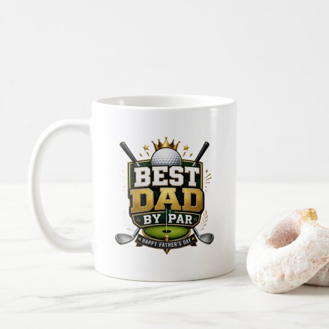 Caneca De Café Tema "Melhor Pai por Par" (Com Donut)