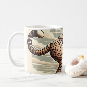 Caneca de café Tema Selvagem