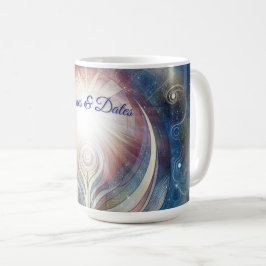 Caneca De Café Temas da fantasia espiritual do Eterno metafísico