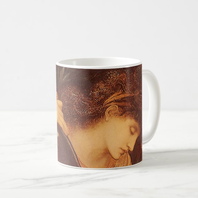 Caneca De Café Temperantia por Sir Edward Coley Burne-Jones (Frente Esquerda)