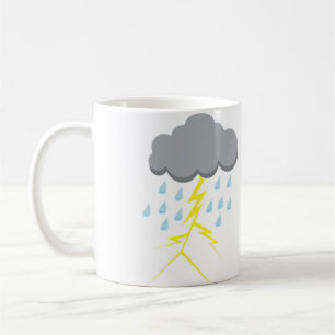 Caneca De Café Tempestade e Relâmpago