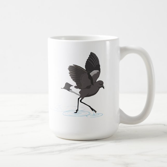 Caneca De Café Tempestade-Petrel de BennuBirdy Wilson (Direita)