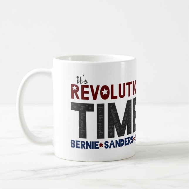 Caneca De Café Tempo da revolução - máquinas de lixar 2016 de (Esquerda)