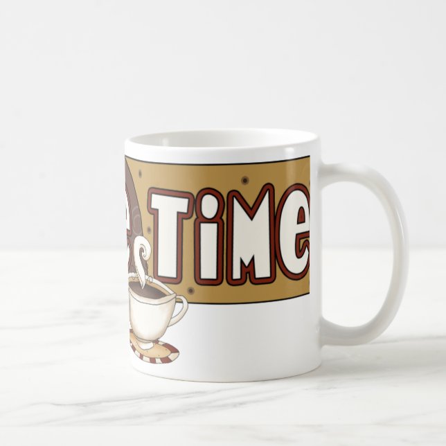 Caneca De Café Tempo de café Mug (Direita)