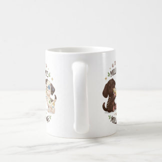 Caneca De Café tempo de leite de cachorrinhos