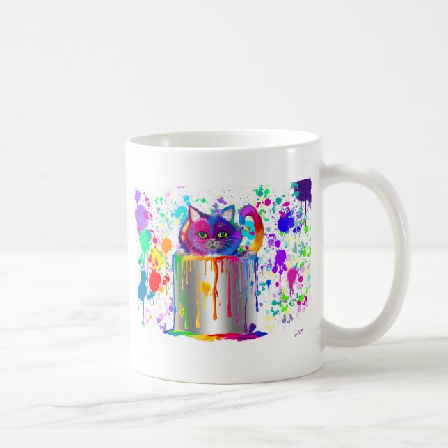 Caneca De Café Tempo do Splatter! (Direita)