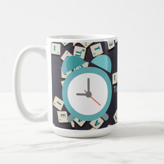Caneca De Café Tempo É Dinheiro - Mug (Esquerda)
