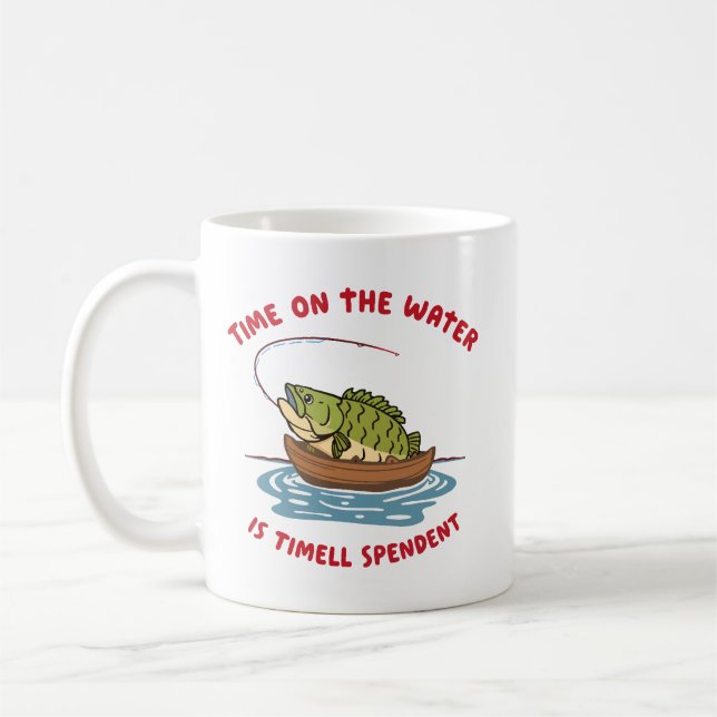 Caneca De Café Tempo na Água (Esquerda)