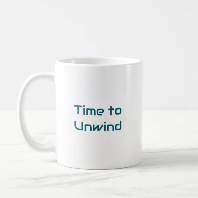 Caneca De Café Tempo para desventurar Mug (Esquerda)
