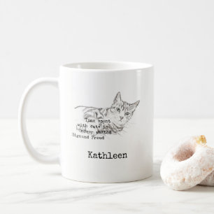 Caneca De Café Tempo passado com gatos…