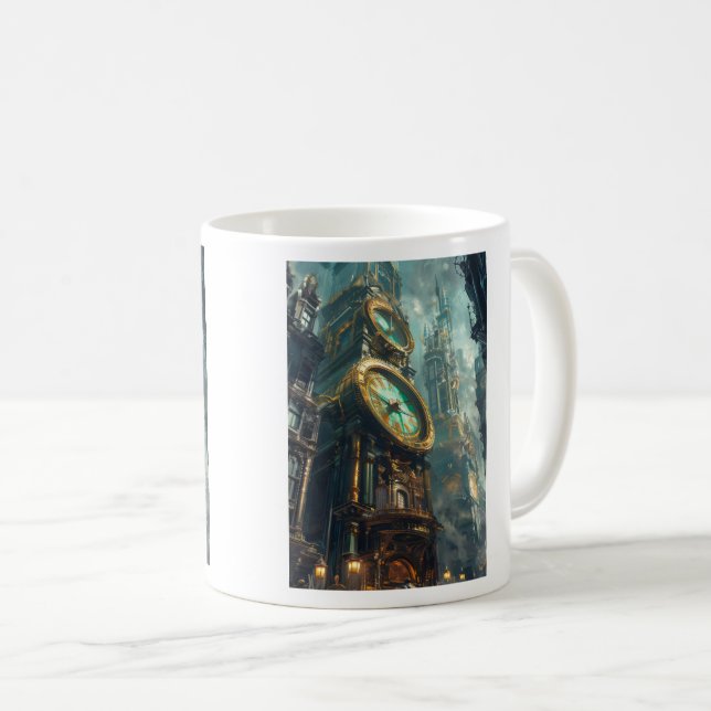 Caneca De Café Tempo perdido (Frente Esquerda)