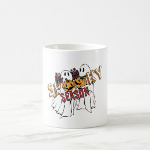 CANECA DE CAFÉ TEMPORADA ASSOMBRADA FANTASMAS HALLOWEEN 2026