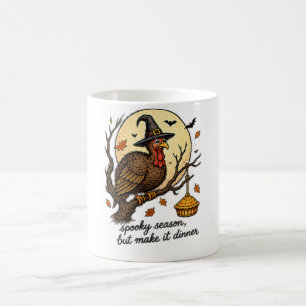 Caneca De Café Temporada Assustadora, Mas Faça Dela Ação de Graça