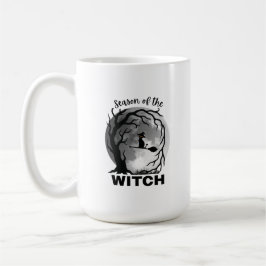 Caneca De Café Temporada da Gata Bruxa