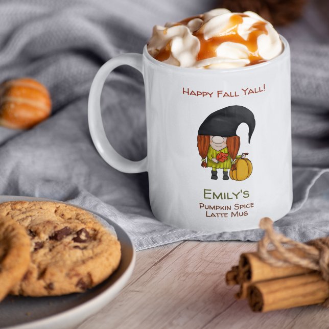 Caneca De Café Temporada de Abóbora Personalizada (Criador carregado)