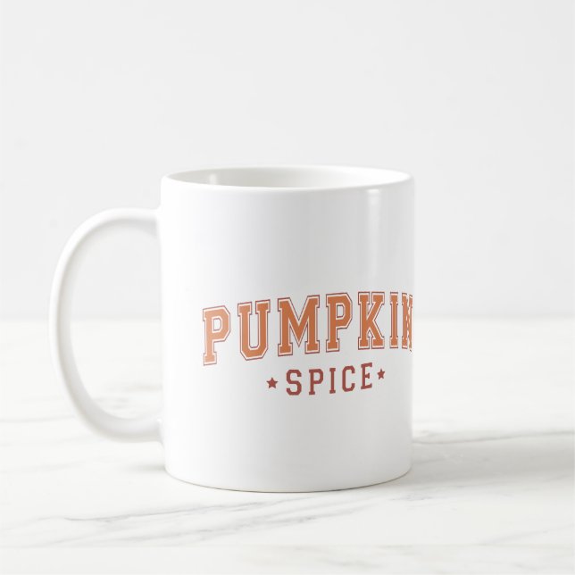 Caneca De Café Temporada de Abóbora Personalizado (Esquerda)