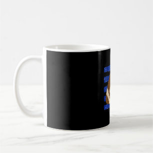 Caneca De Café Temporada de futebol vintage angustiado dia de jog