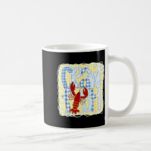 Caneca De Café Temporada de Lagostim Preppy Divertida Homens Frut