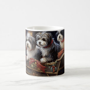 Caneca De Café Temporada Festiva de Natal Havanês
