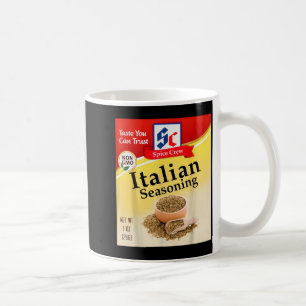 Caneca De Café Temporada Italiana Condimento Fantasia Feriado Sce