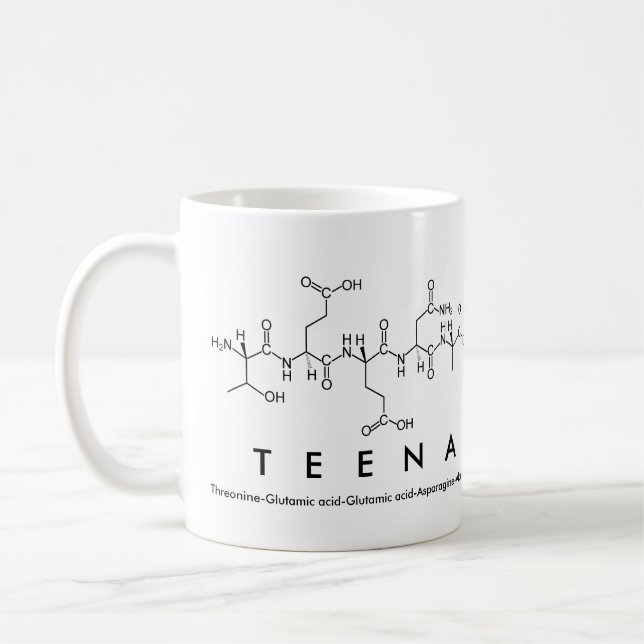 Caneca De Café Tena peptide (Esquerda)