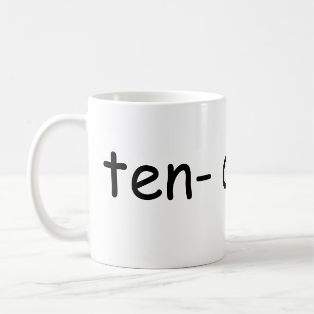 Caneca De Café Tenacidade MUGZ por Dan Spirk (Esquerda)