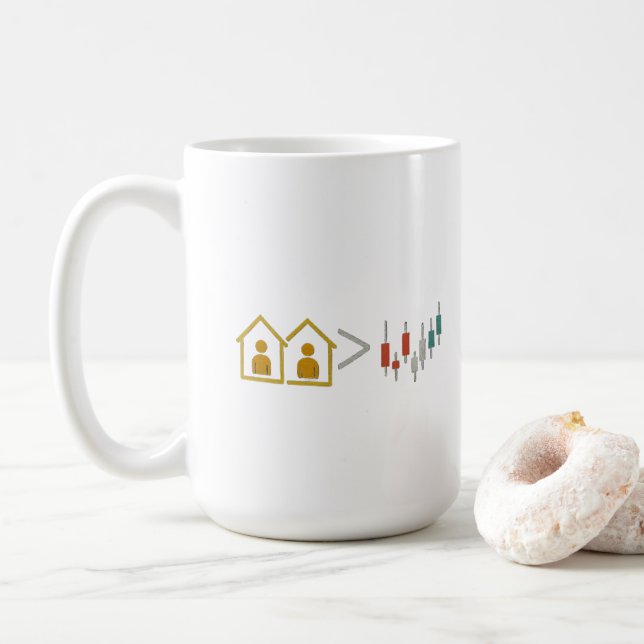 Caneca De Café Tenants > Stocks Premium (Com Donut)