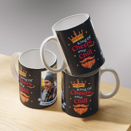 Caneca De Café Tendência Colorida Divertida Citação do Rei Tipogr
