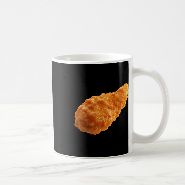 Caneca De Café Tender de Frango Crocante Amante de Nuggets de Com (Direita)