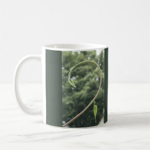 Caneca De Café Tendril e Folha de Ipoméia